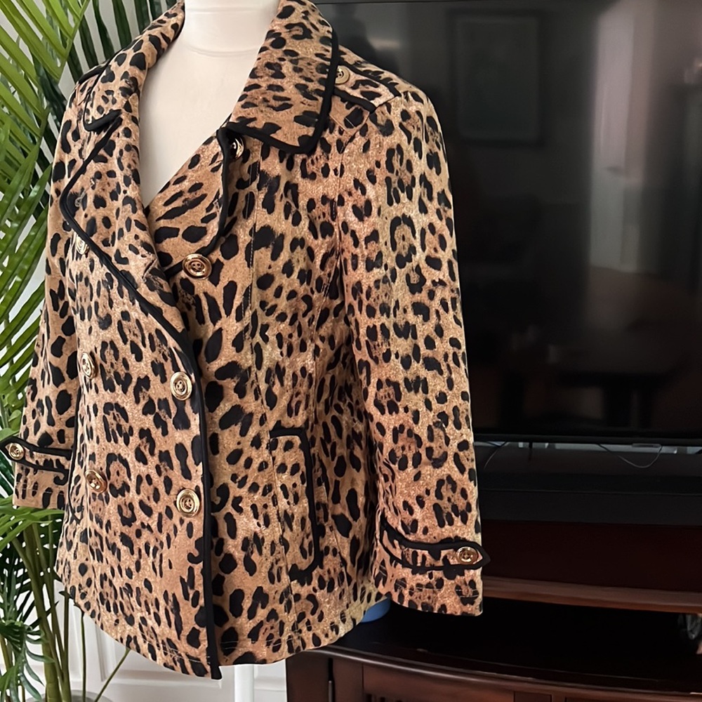 Leopard Print Whbm Jacket - image 2